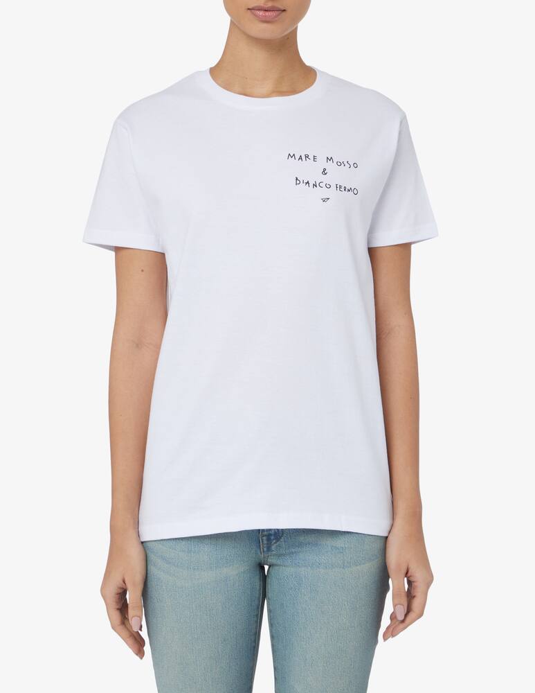 Linea Daria Mare Mosso e Bianco Fermo t-shirt - White - picture 1 Linea Daria Mare Mosso e Bianco Fermo t-shirt - White - picture 1