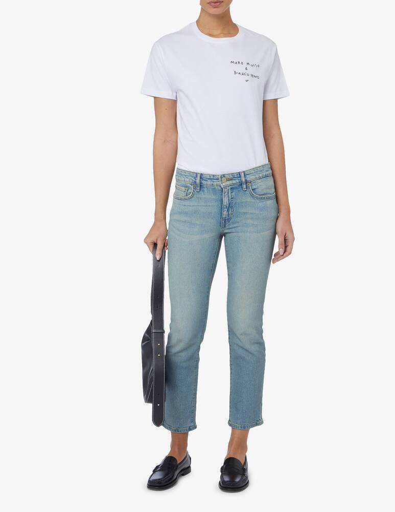 Linea Daria Mare Mosso e Bianco Fermo t-shirt - White - picture 2 Linea Daria Mare Mosso e Bianco Fermo t-shirt - White - picture 2