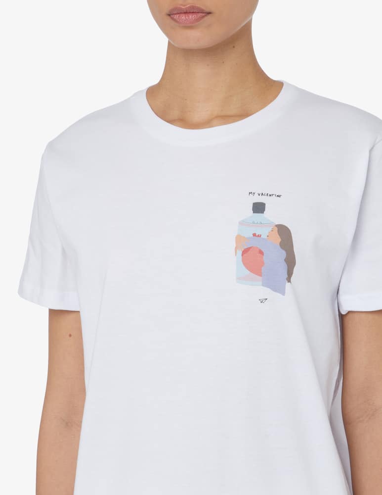 rinascente Linea Daria San Valentine's t-shirt - White