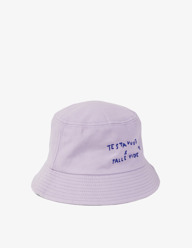 rinascente Linea Daria Cappello Bucket 'Testa Vuota e Palle Piene'