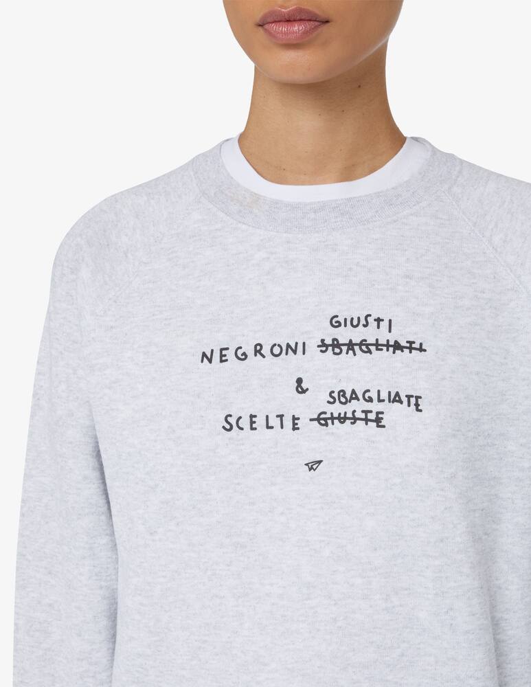 rinascente Linea Daria Negroni giusti e scelte sbagliate sweatshirt