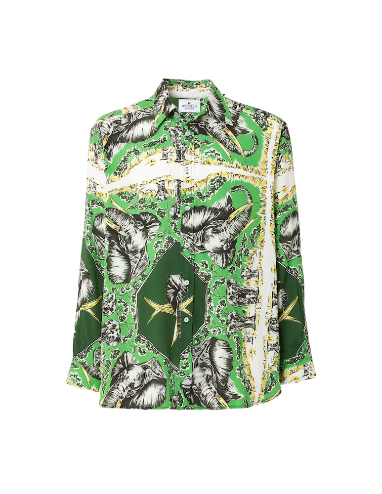 rinascente Waxman Brothers Camicia over fit con elefanti