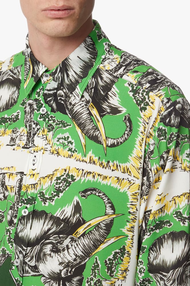 rinascente Waxman Brothers Camicia over fit con elefanti