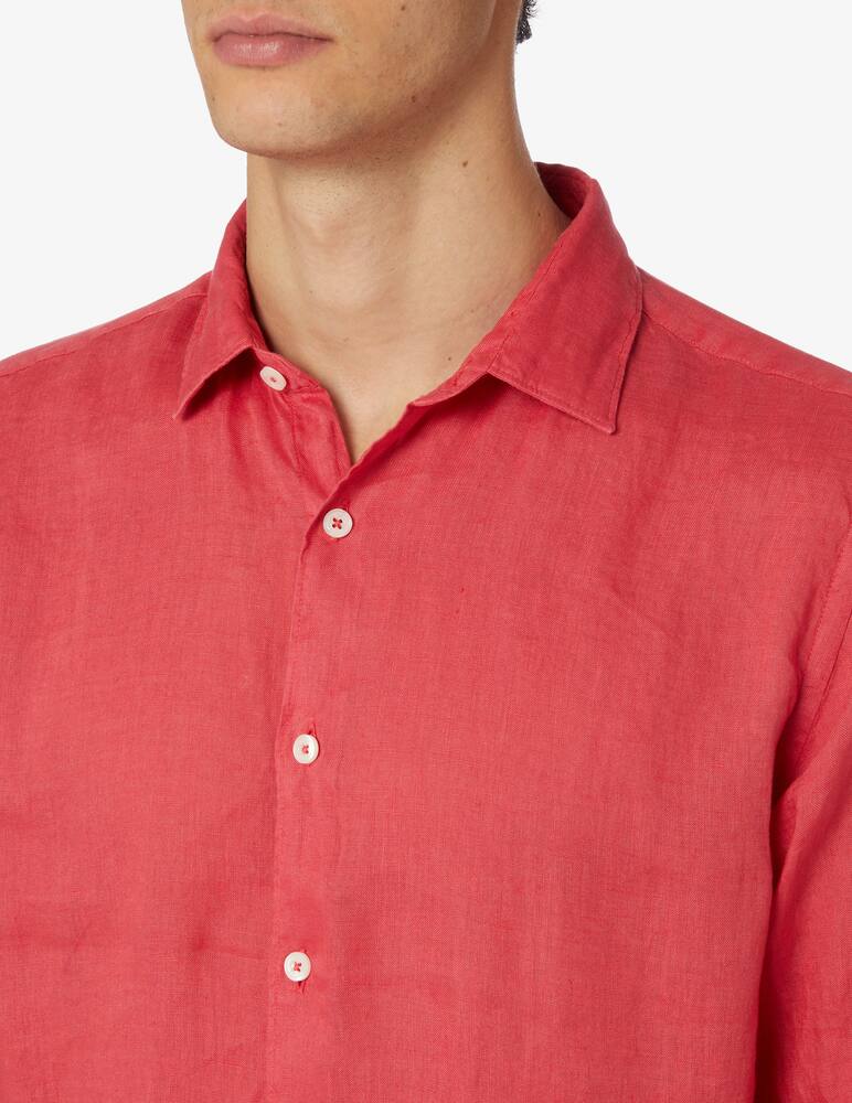 rinascente Altea Bond linen shirt Red 