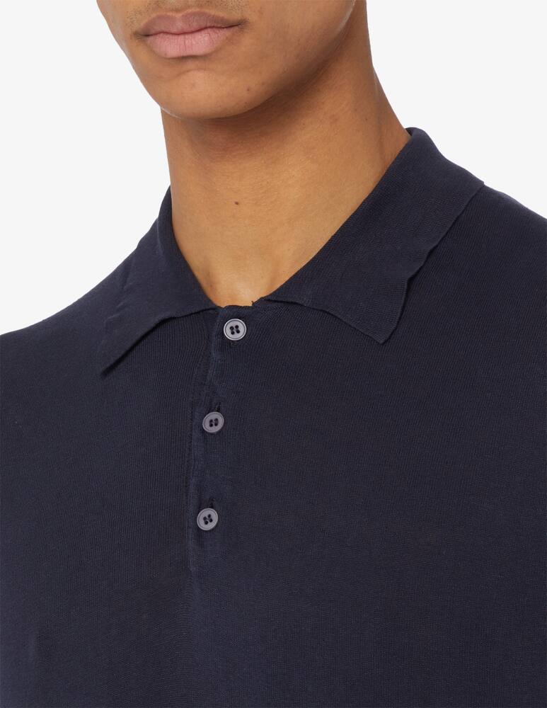 rinascente Altea Cotton and linen polo shirt 