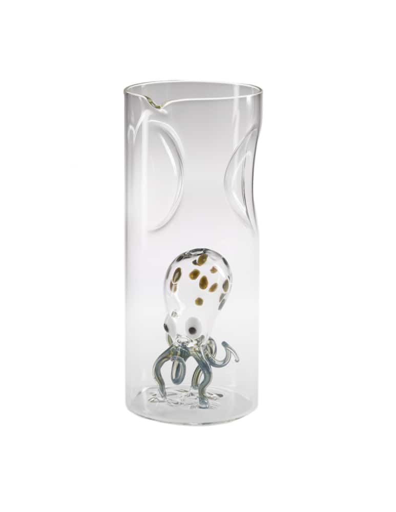 Massimo Lunardon Caraffa Octopus In Vetro Soffiato - immagine 1 Massimo Lunardon Caraffa Octopus In Vetro Soffiato - immagine 1