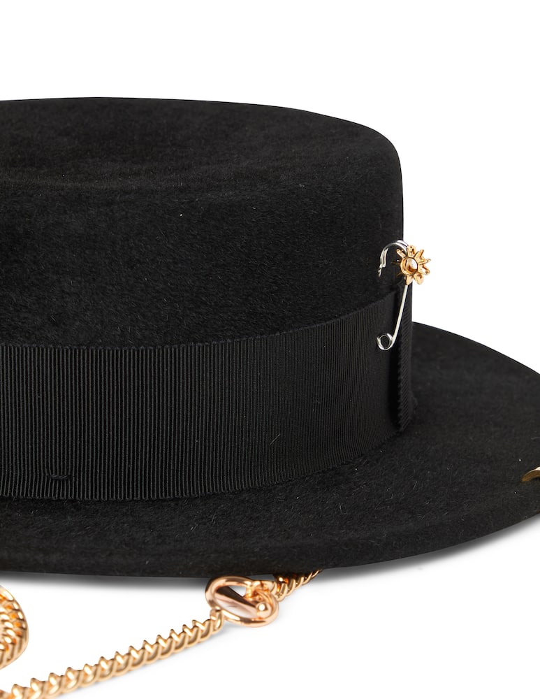 rinascente Ruslan Baginskiy Cappello fedora con piercing