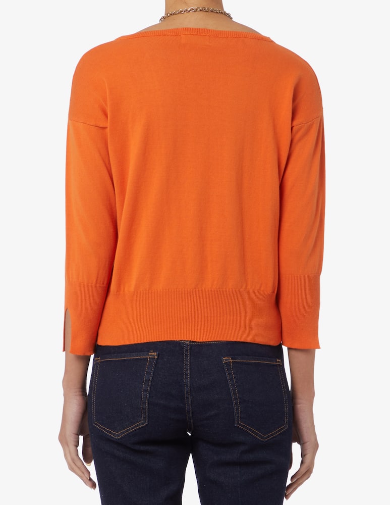 rinascente Rinascente Collection Boat neck 3-4 sleeve top