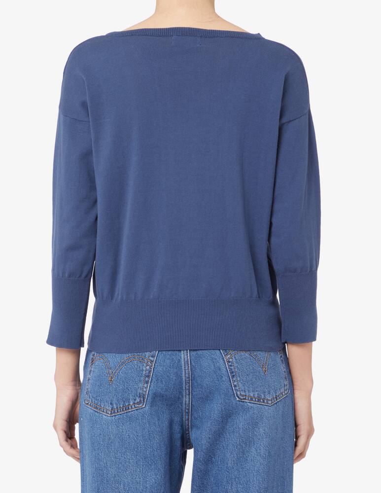 rinascente Rinascente Collection Cotton jumper wit boat neck