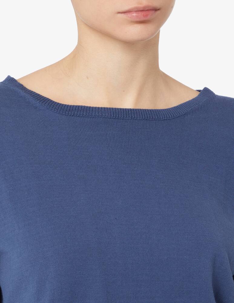 rinascente Rinascente Collection Cotton jumper wit boat neck