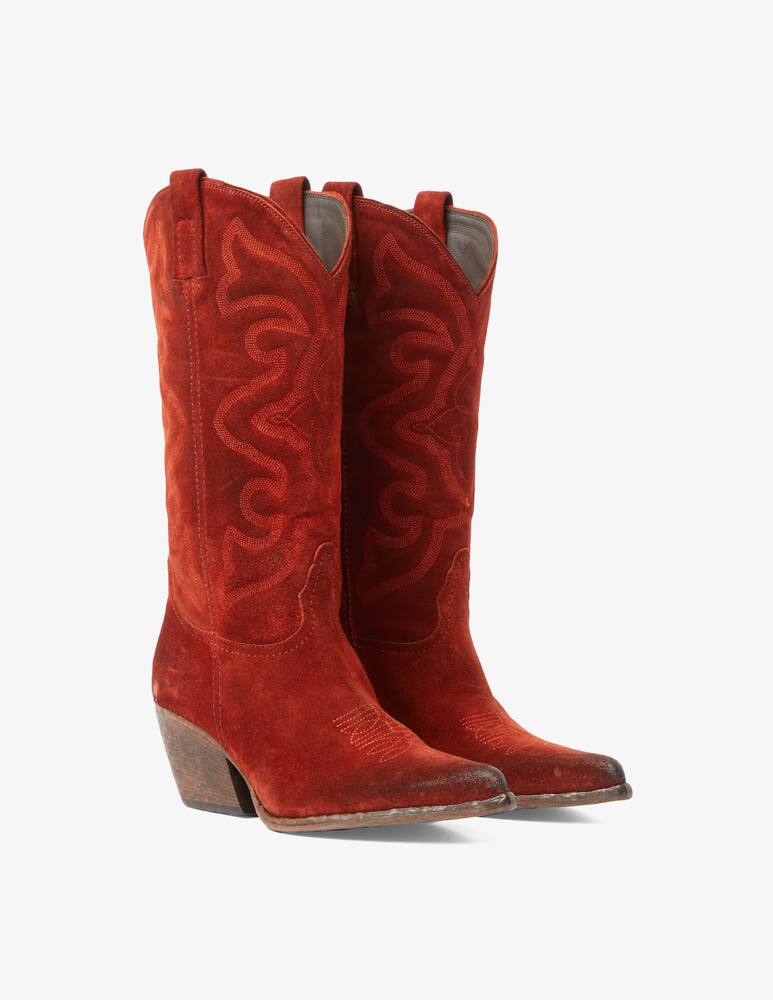 rinascente Strategia Suede tex knee-high boots