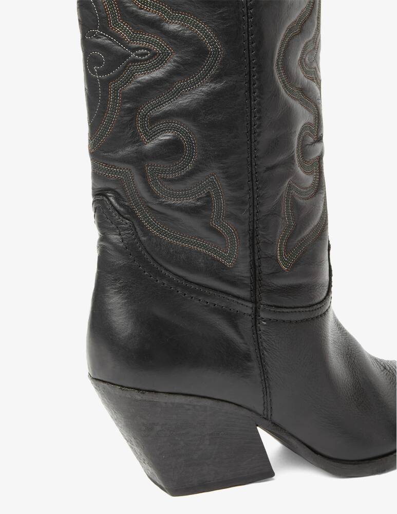 rinascente Strategia Leather tex knee-high boots