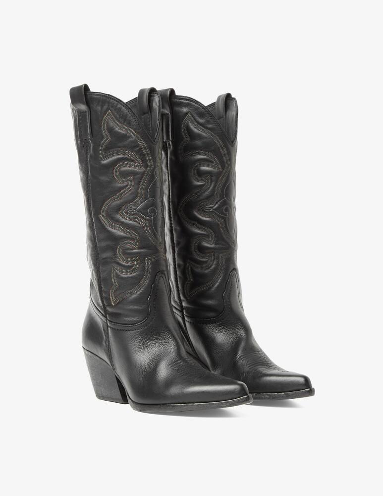 rinascente Strategia Leather tex knee-high boots