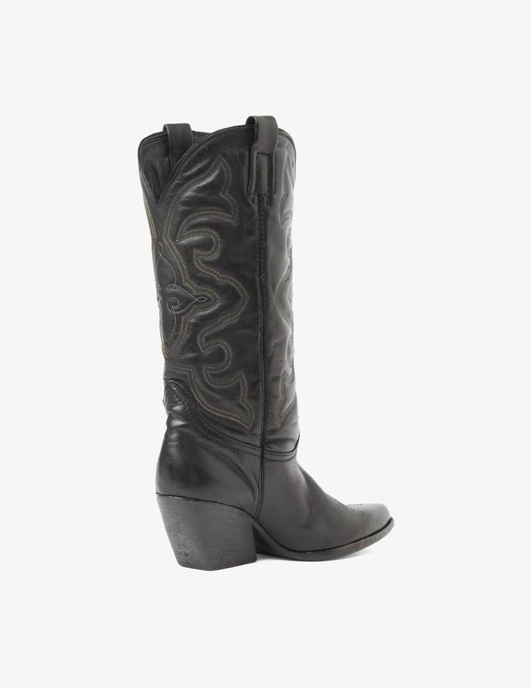 rinascente Strategia Leather tex knee-high boots