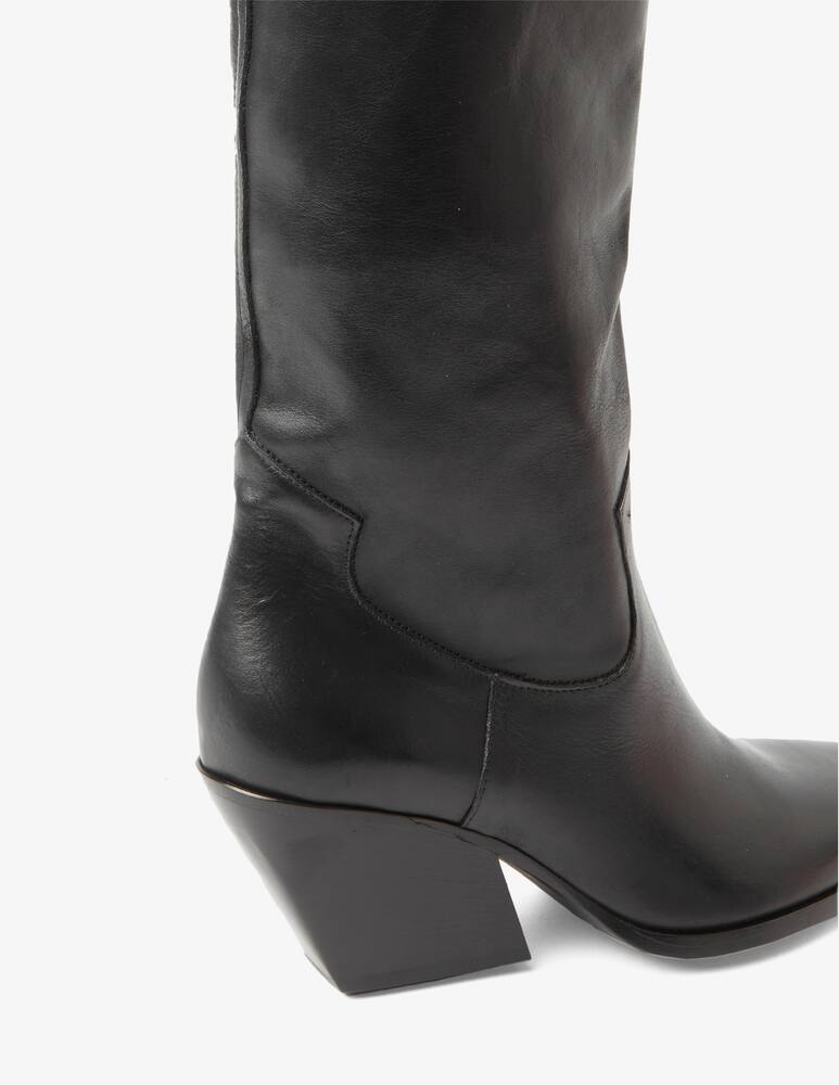 rinascente Strategia Stivali sopra il gionocchio in pelle tex