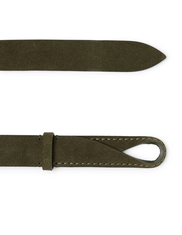 rinascente Orciani Cintura Nobuckle Suede in suede e tessuto 