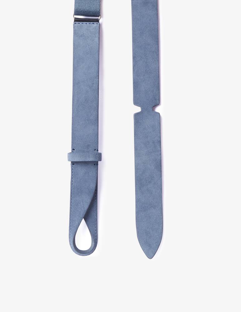 rinascente Orciani Cintura Nobuckle Suede in suede e tessuto 