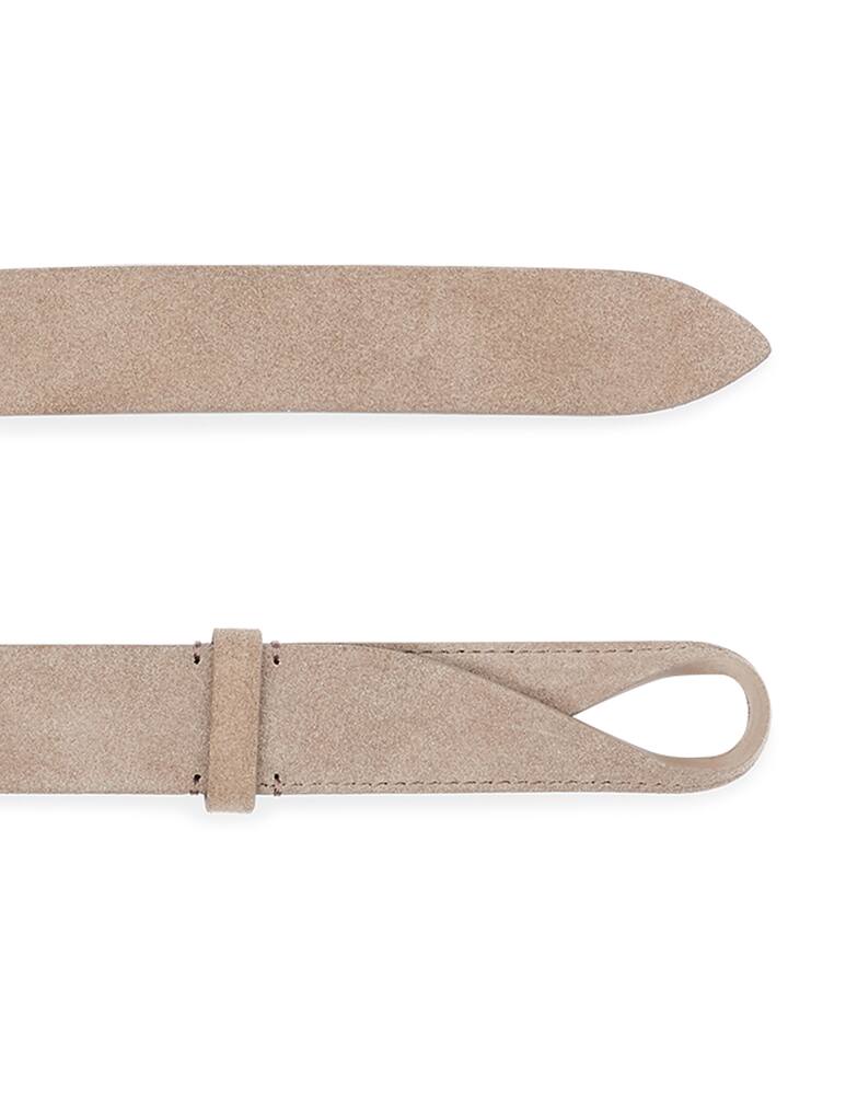 rinascente Orciani Cintura Nobuckle Suede in suede e tessuto 