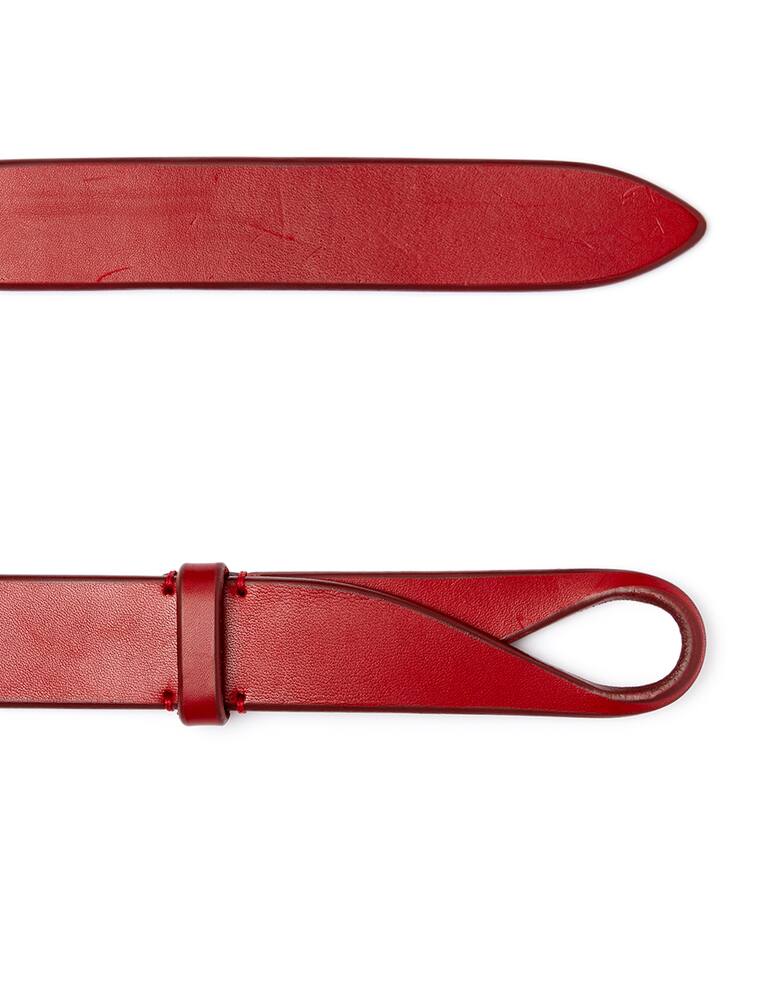 rinascente Orciani Bull leather Nobuckle belt 