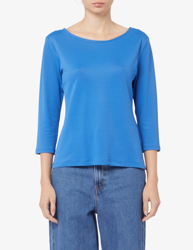 Elizabeth Ascot 3/4 sleeve crewneck top - picture 1 Elizabeth Ascot 3/4 sleeve crewneck top - picture 1
