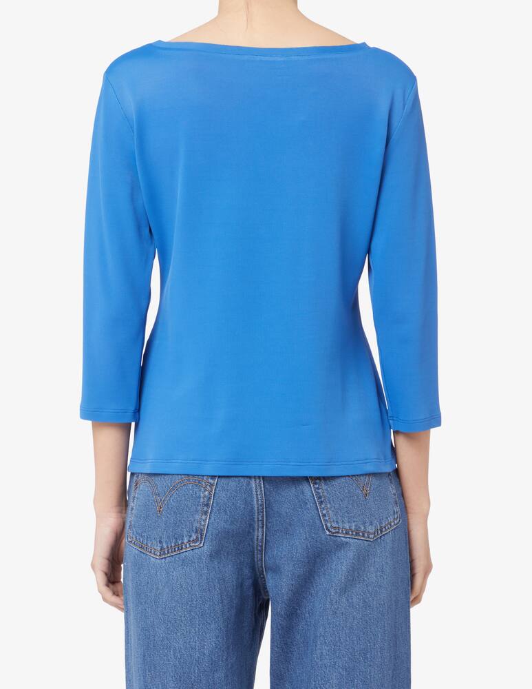 rinascente Elizabeth Ascot 3/4 sleeve crewneck top