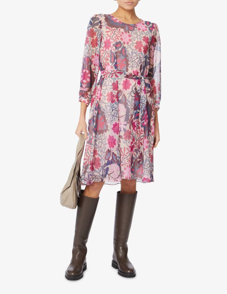 rinascente Elizabeth Ascot Abito manica 3/4 con polsino e cintura