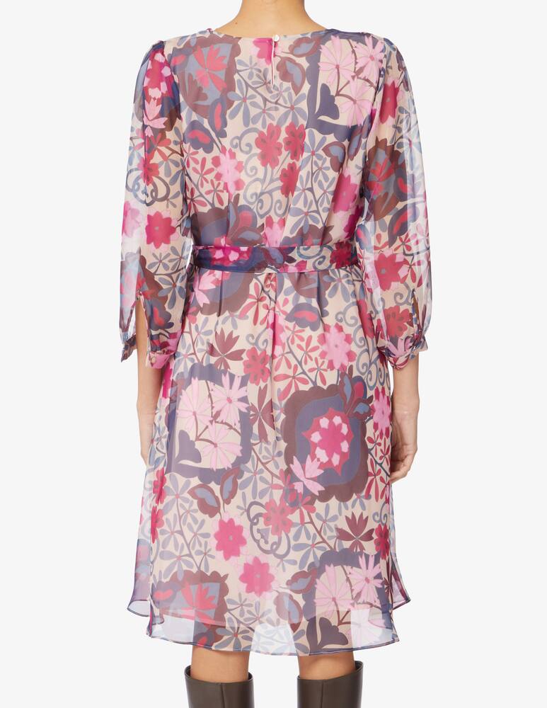 rinascente Elizabeth Ascot Abito manica 3/4 con polsino e cintura