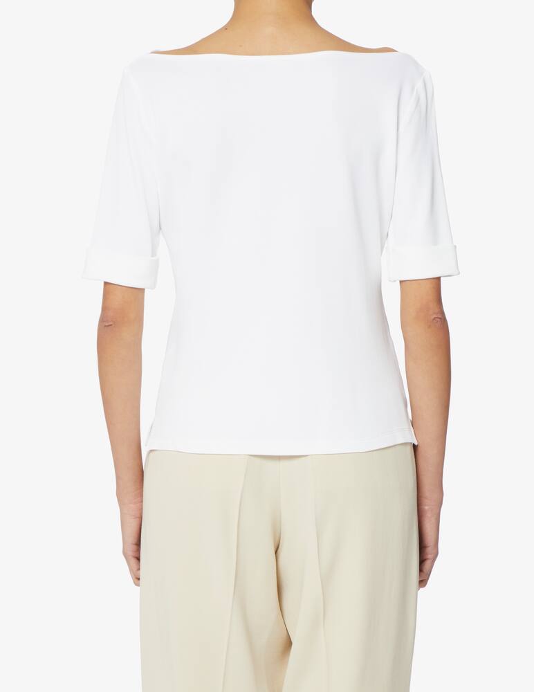 rinascente Elizabeth Ascot Short sleeve loose neck top