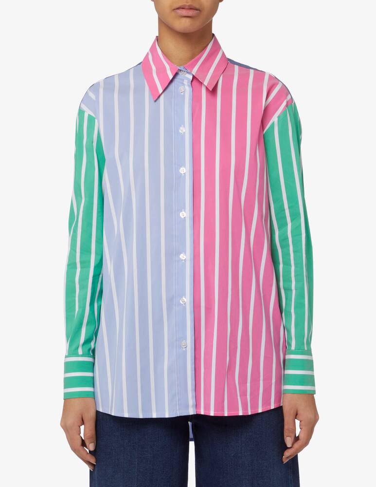 Elizabeth Ascot Striped closed collar shirt - picture 1 Elizabeth Ascot Striped closed collar shirt - picture 1