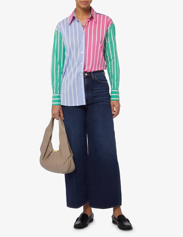 rinascente Elizabeth Ascot Striped closed collar shirt