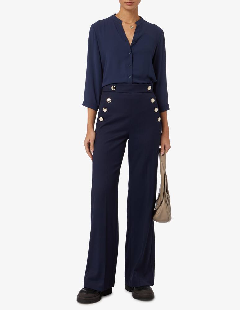 rinascente Elizabeth Ascot 3/4 sleeve shirt