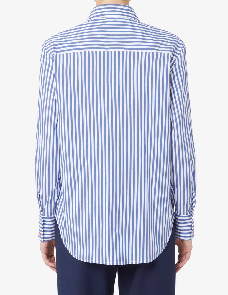 rinascente Elizabeth Ascot Oversized shirt with colored buttons