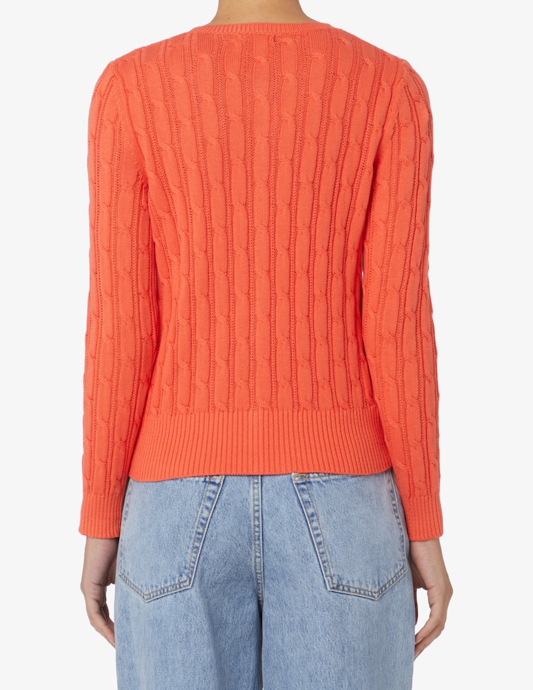 Elizabeth Ascot Cardigan collo alla coreana treccia - immagine 3 Elizabeth Ascot Cardigan collo alla coreana treccia - immagine 3