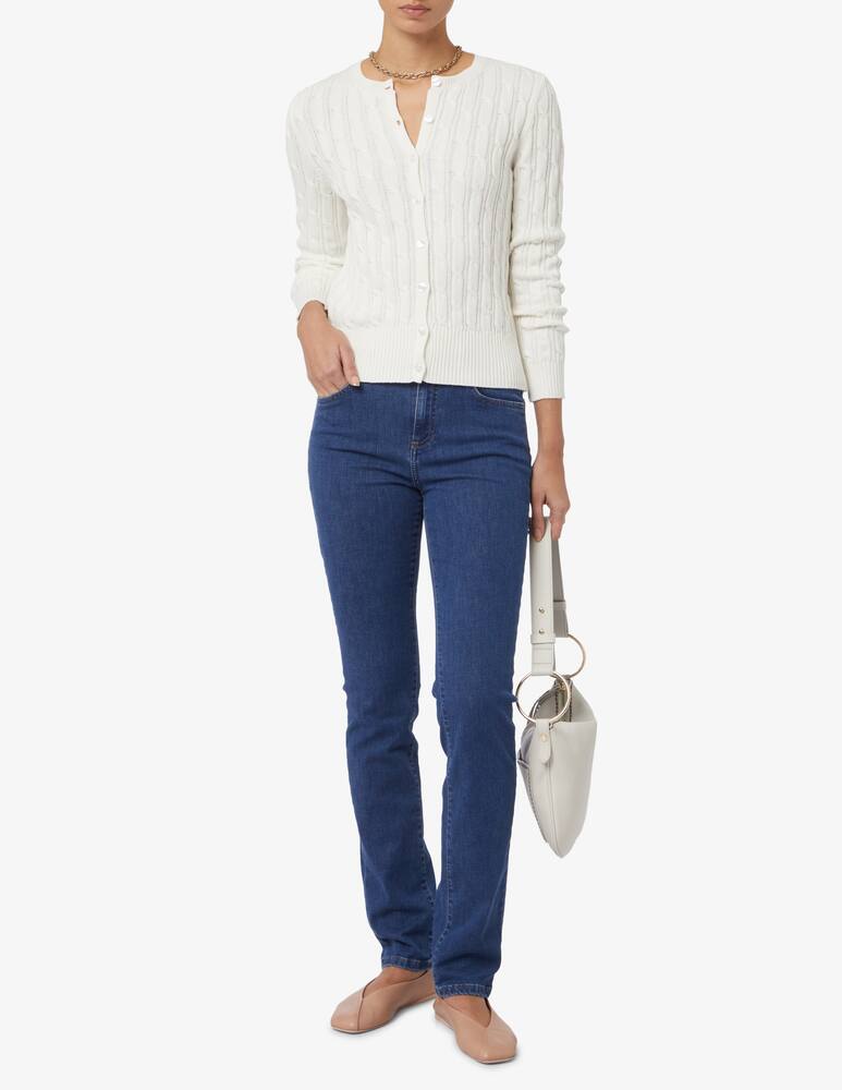 rinascente Elizabeth Ascot Cardigan collo alla coreana treccia