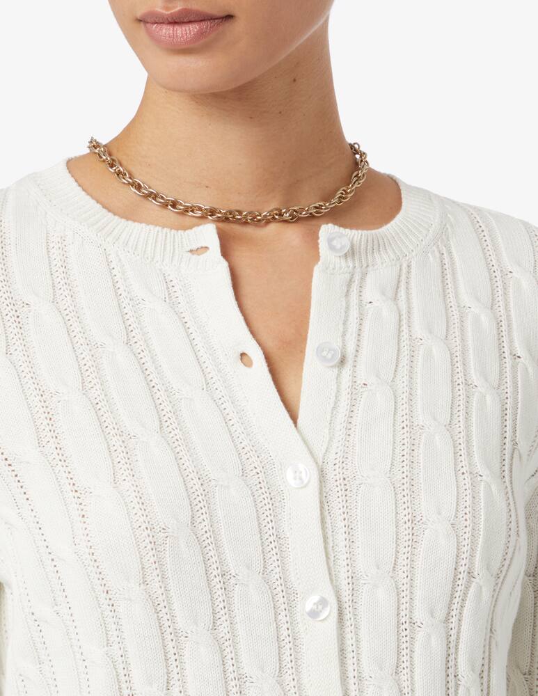 rinascente Elizabeth Ascot Cardigan collo alla coreana treccia