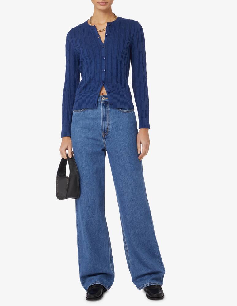 rinascente Elizabeth Ascot Braided mandarin collar cardigan