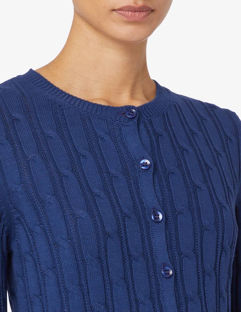 rinascente Elizabeth Ascot Braided mandarin collar cardigan