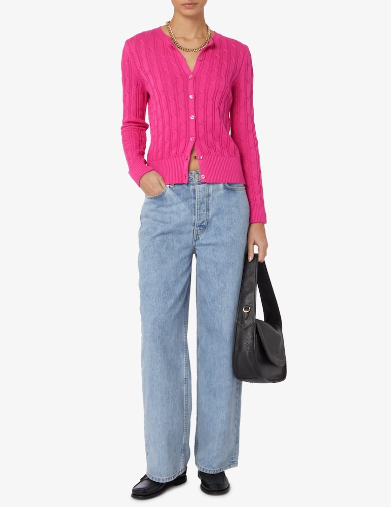 rinascente Elizabeth Ascot Cardigan collo alla coreana treccia