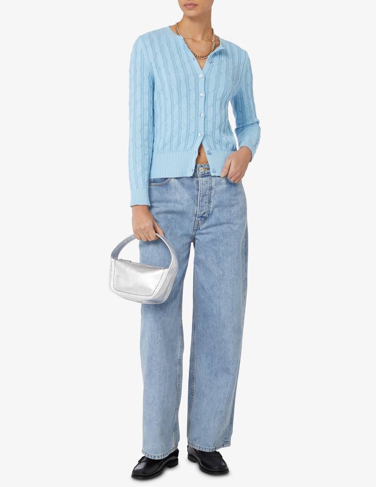 rinascente Elizabeth Ascot Cardigan collo alla coreana treccia