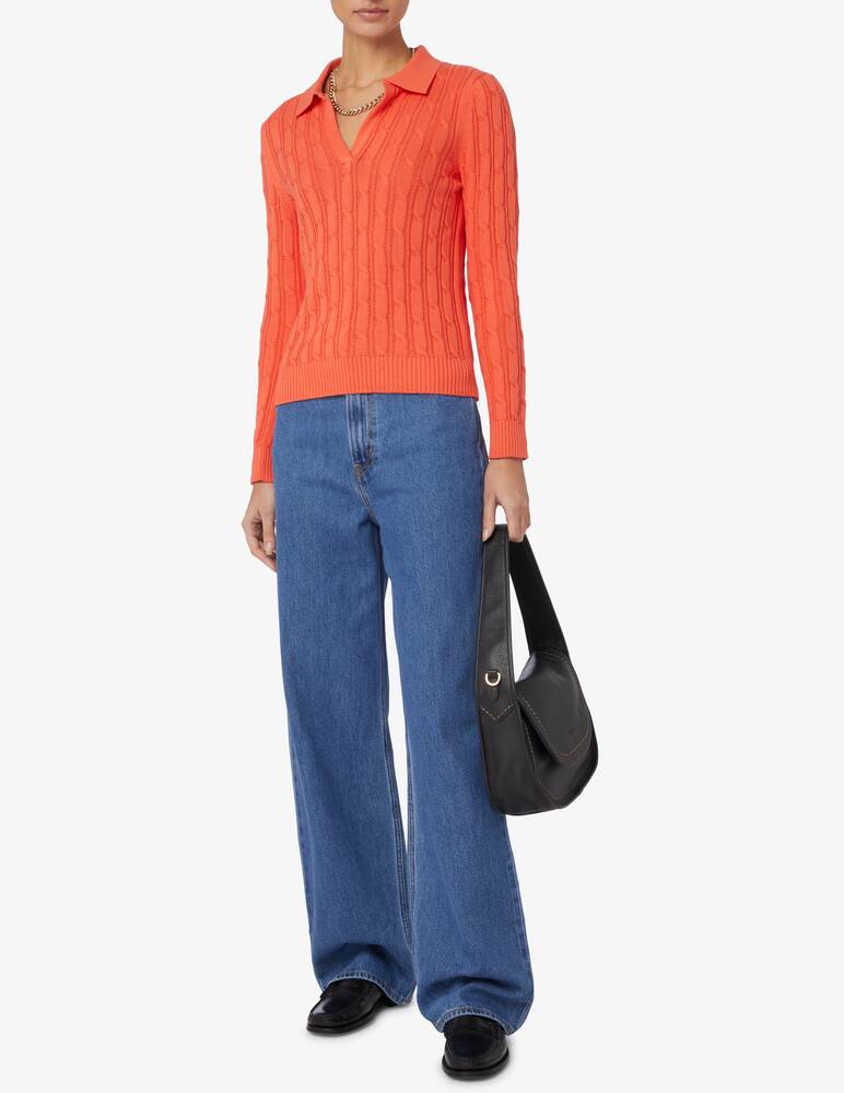 rinascente Elizabeth Ascot Polo a manica lunga trecce