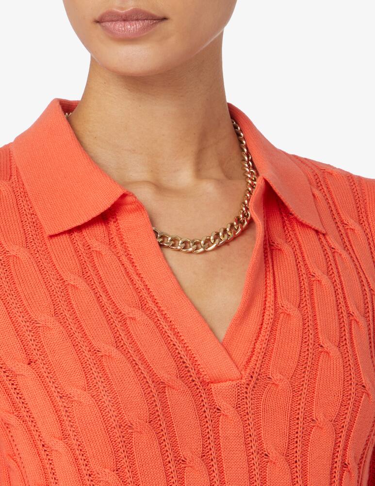 rinascente Elizabeth Ascot Polo a manica lunga trecce