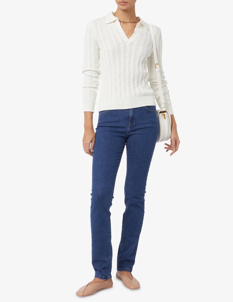 rinascente Elizabeth Ascot Polo a manica lunga trecce