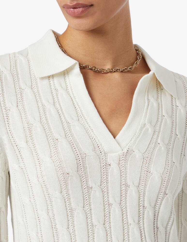 rinascente Elizabeth Ascot Polo a manica lunga trecce