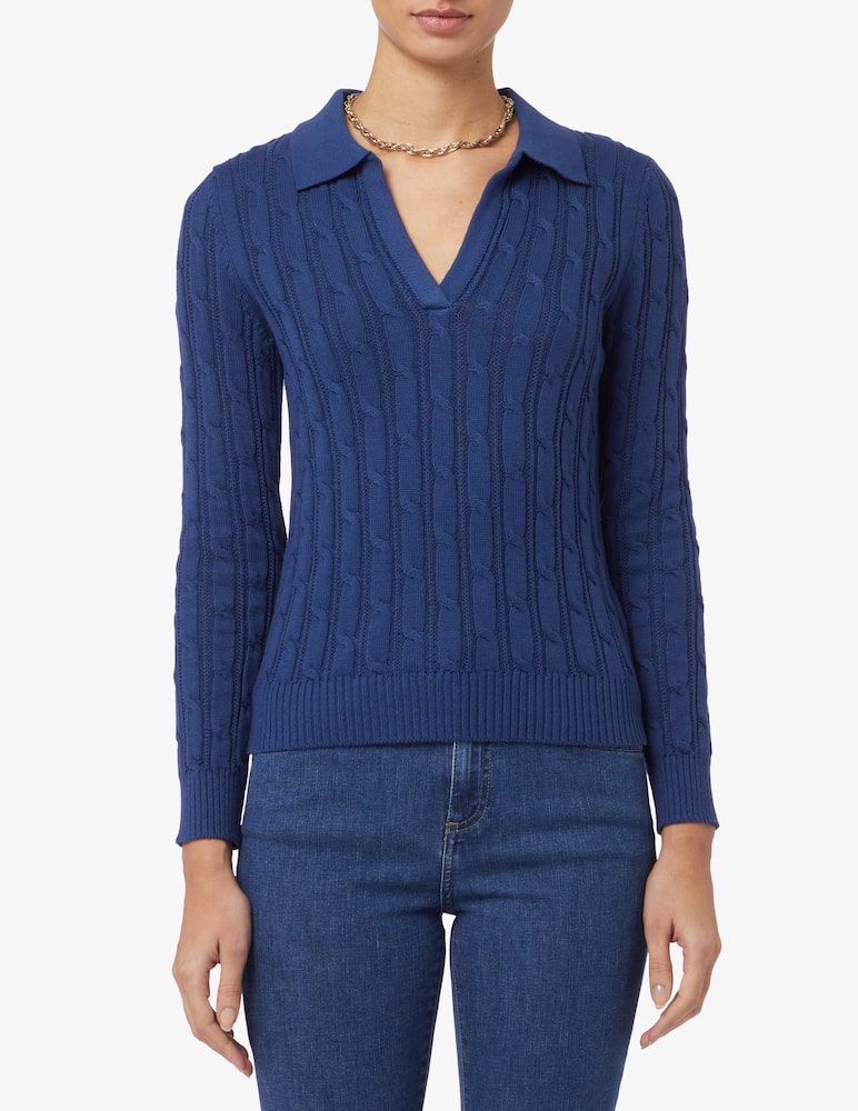 Elizabeth Ascot Polo a manica lunga trecce - immagine 1 Elizabeth Ascot Polo a manica lunga trecce - immagine 1