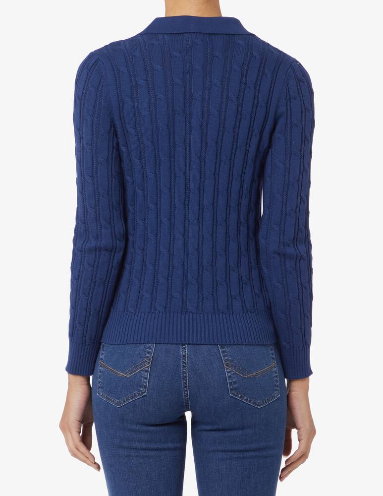 rinascente Elizabeth Ascot Polo a manica lunga trecce