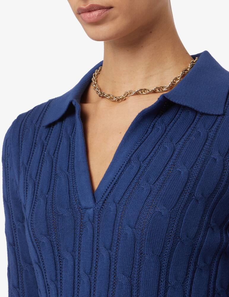 rinascente Elizabeth Ascot Polo a manica lunga trecce