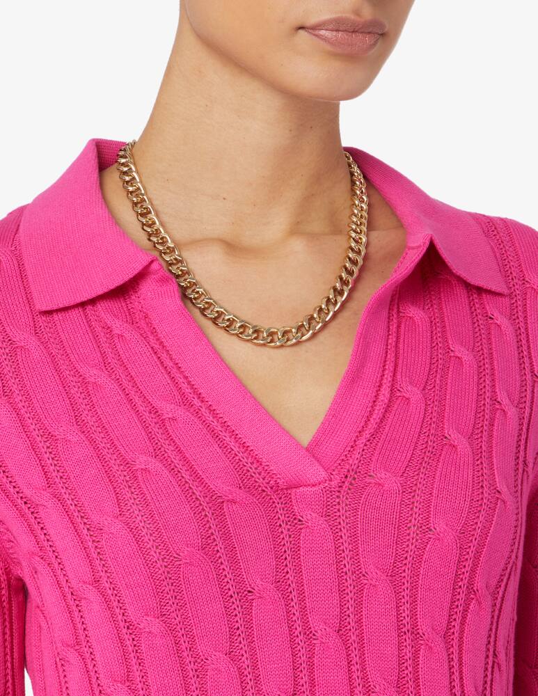 rinascente Elizabeth Ascot Polo a manica lunga trecce