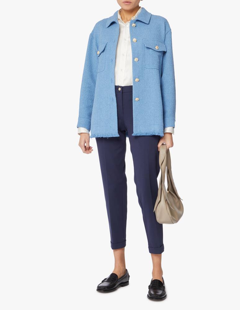 rinascente Elizabeth Ascot Cigarette trousers with turn-ups