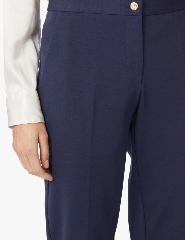 rinascente Elizabeth Ascot Cigarette trousers with turn-ups