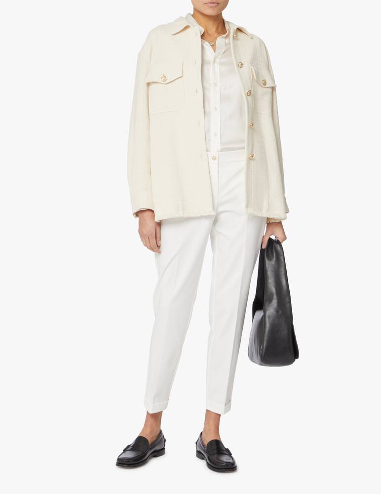 rinascente Elizabeth Ascot Pantaloni sigaretta con risvolti